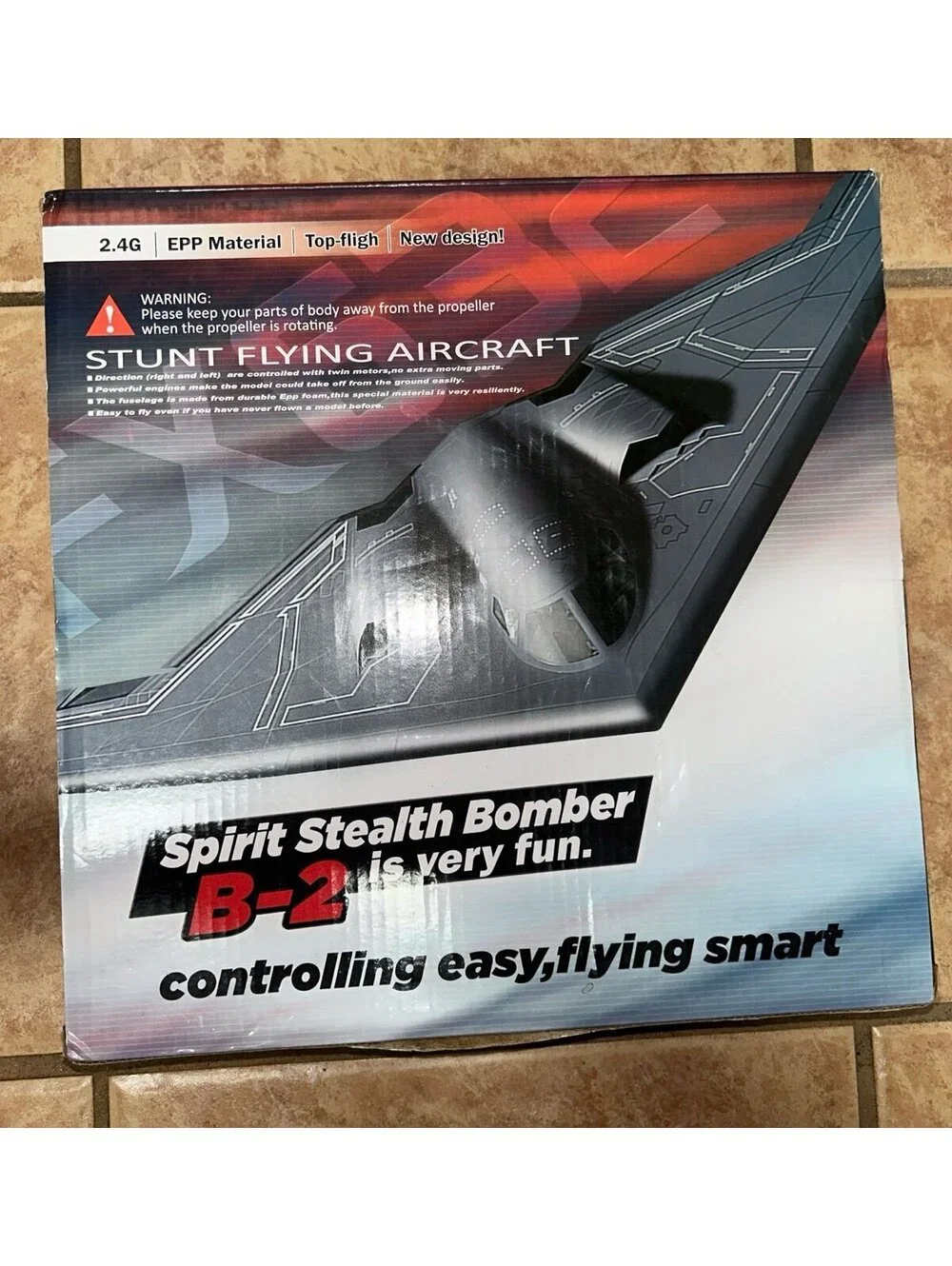 FX632 B-2 Spirit Stealth Bomber RC Plane 2.4GHz Ready to Fly New Sealed
